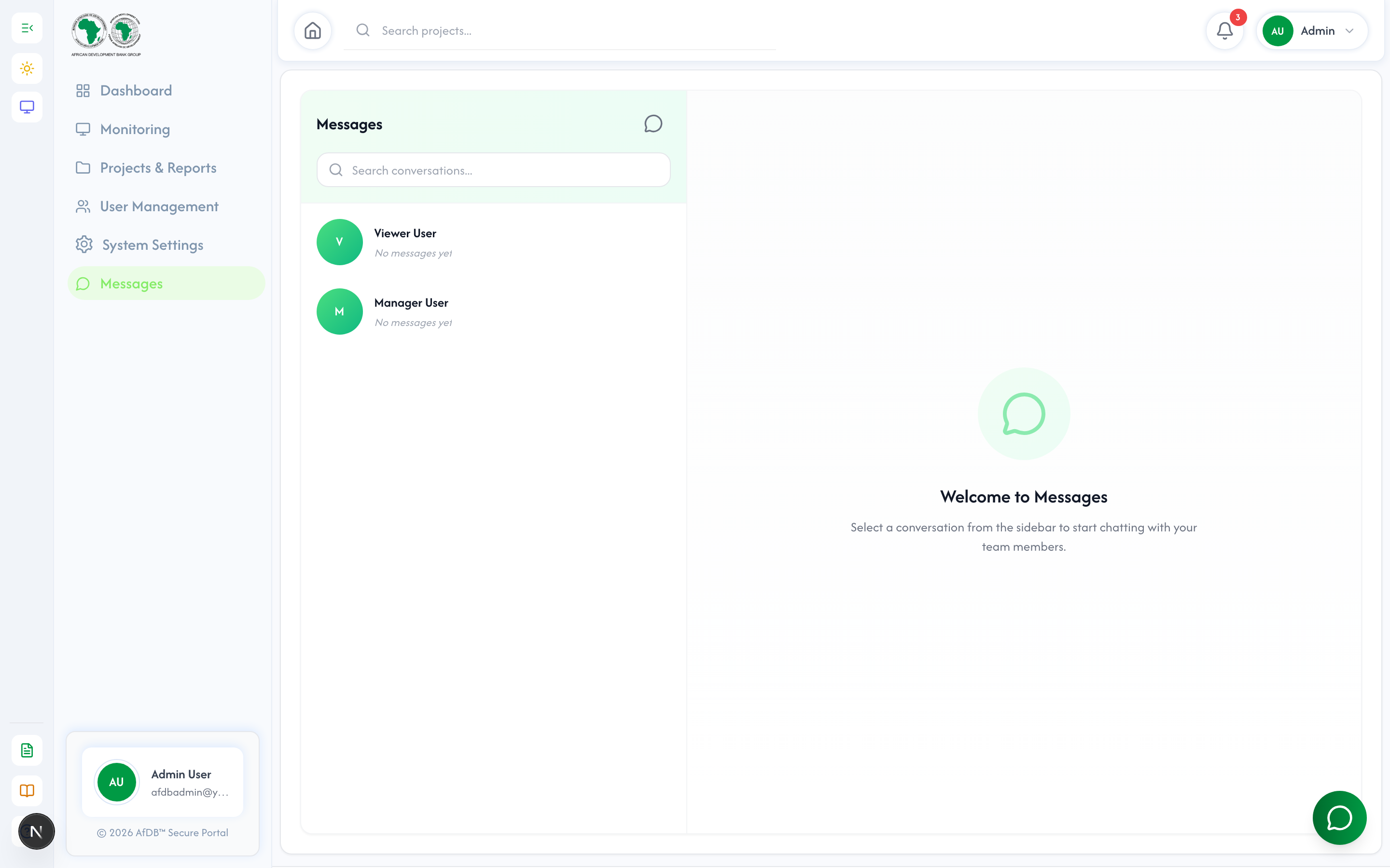 Full Messenger Chat Page (Light Mode)